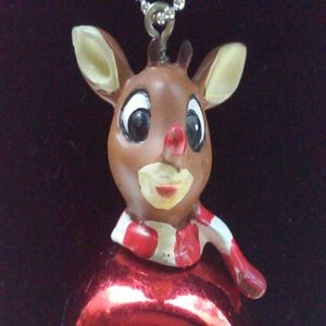 NWT!  Rudolph the Reindeer "Rudolph" necklace